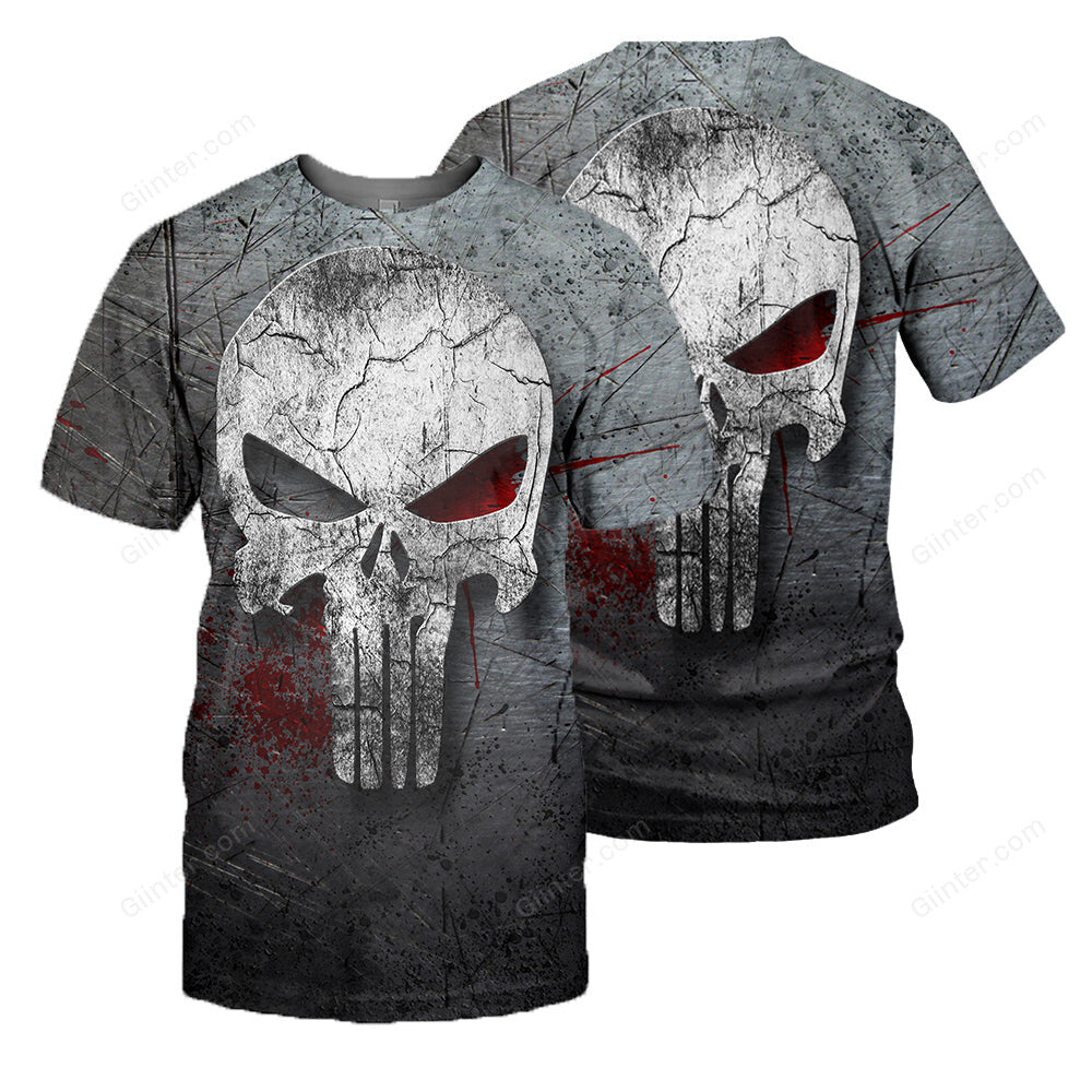 Punisher 3D All Over Printed Shirts For Men And Women 03