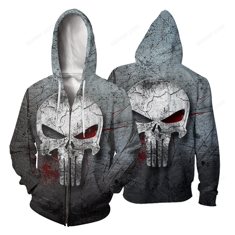 Punisher 3D All Over Printed Shirts For Men And Women 03