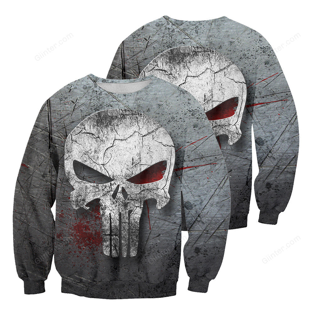 Punisher 3D All Over Printed Shirts For Men And Women 03