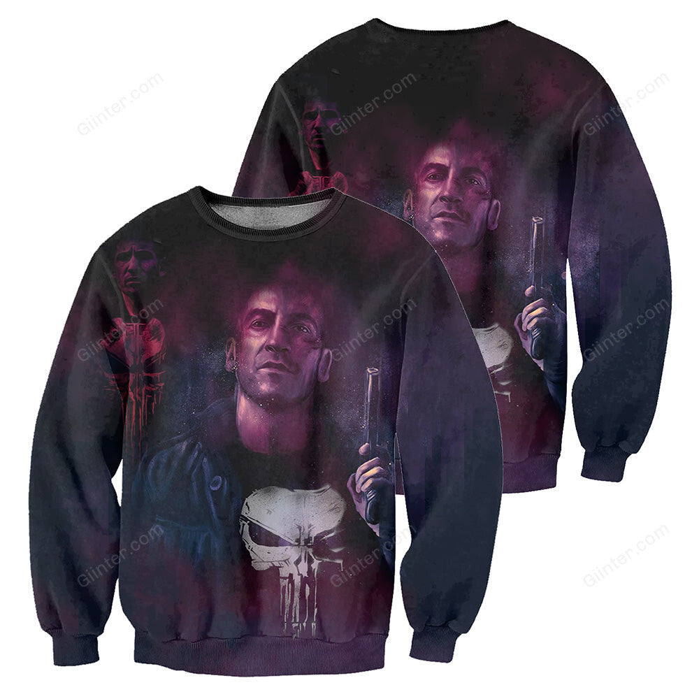 Punisher 3D All Over Printed Shirts For Men And Women 05
