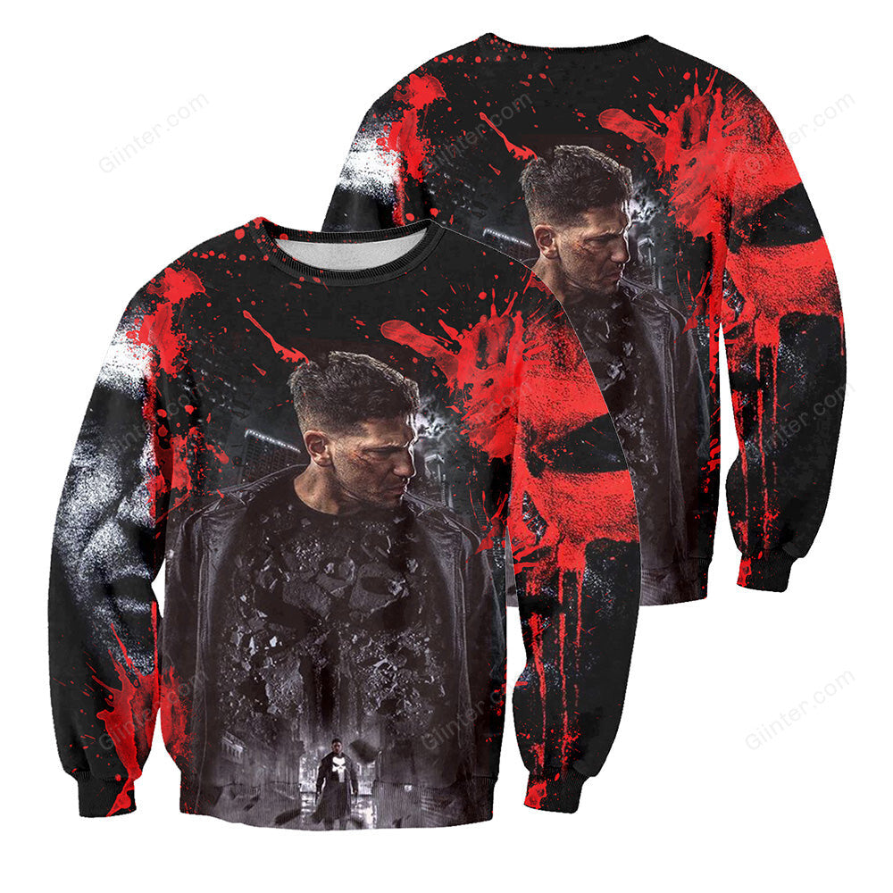 Punisher 3D All Over Printed Shirts For Men And Women 07