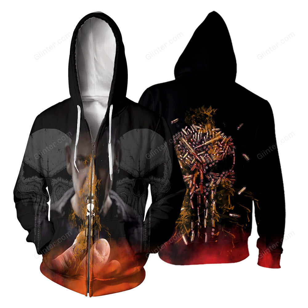 Punisher 3D All Over Printed Shirts For Men And Women 08