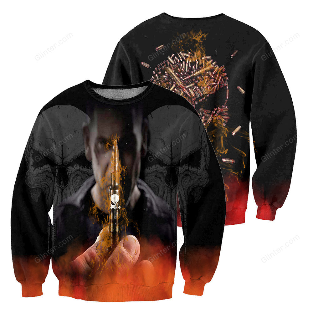 Punisher 3D All Over Printed Shirts For Men And Women 08
