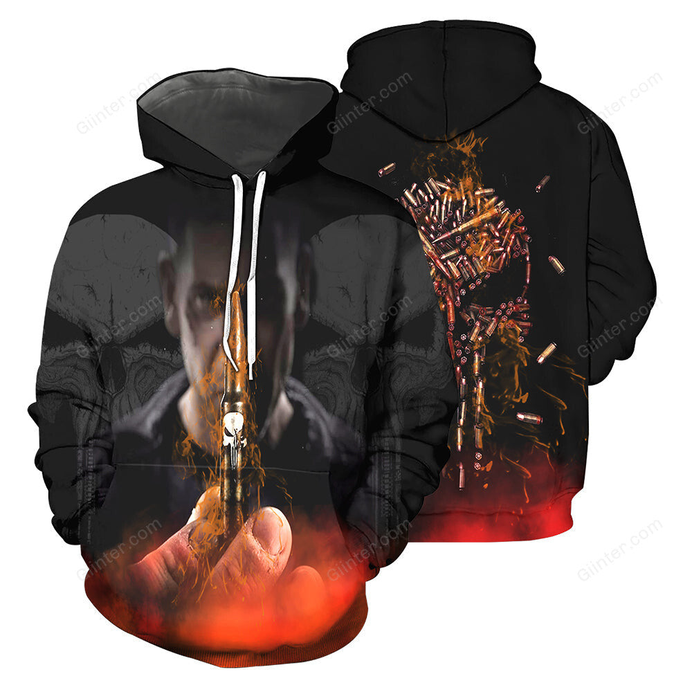 Punisher 3D All Over Printed Shirts For Men And Women 08