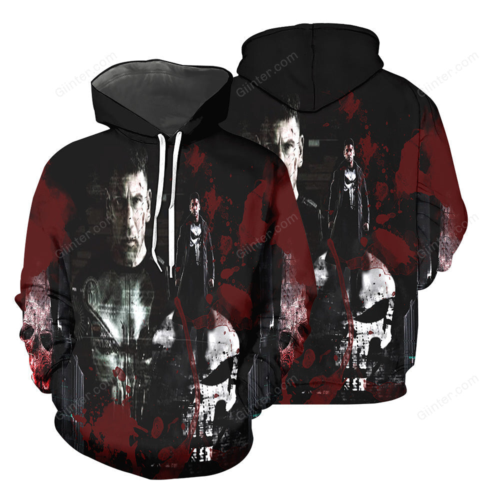 Punisher 3D All Over Printed Shirts For Men And Women 09