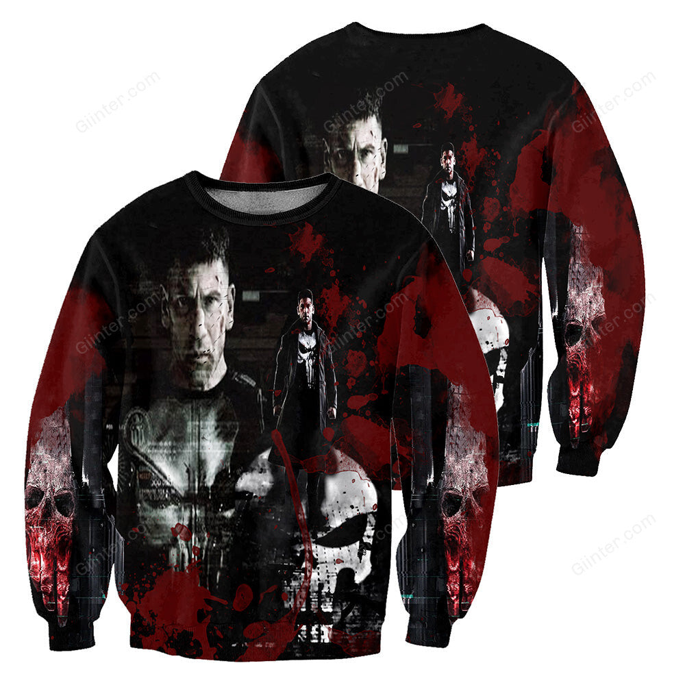 Punisher 3D All Over Printed Shirts For Men And Women 09