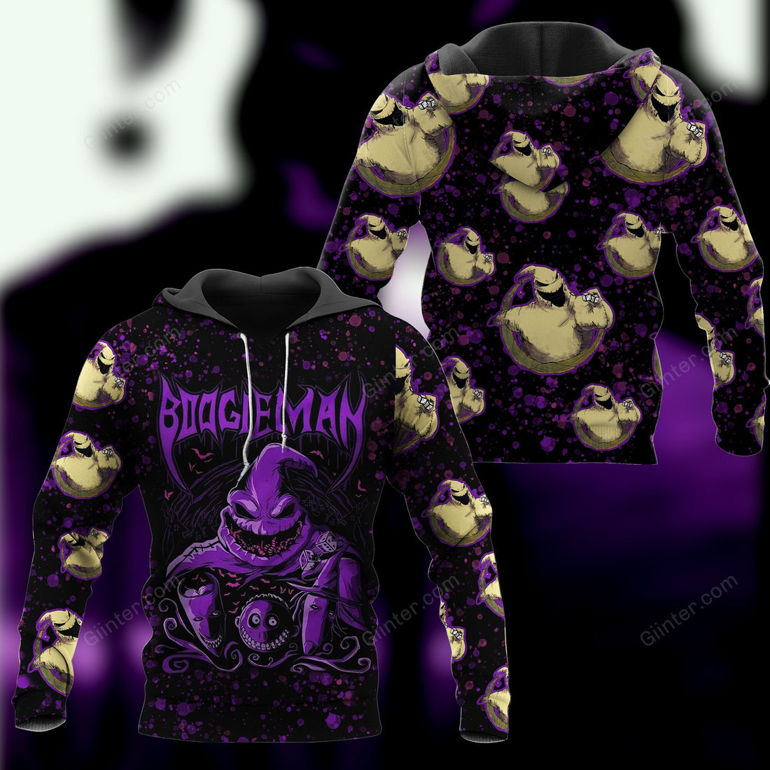 Purple Boogieman Combo Hoodie & Legging GINNBC86334
