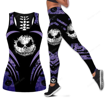 Purple Jack Skellington Women Tank Top & Legging GINNBC00395