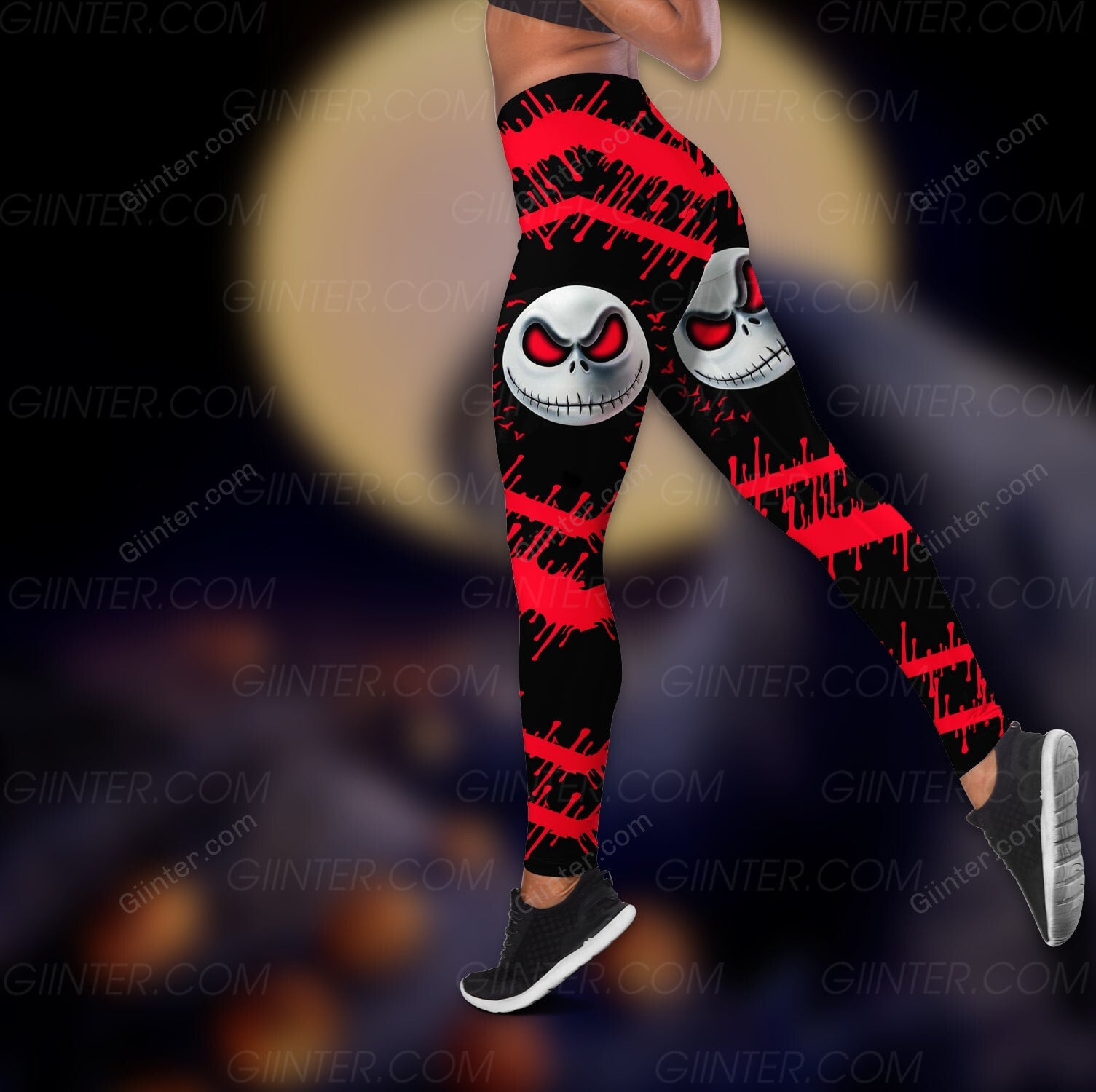 Red JS Walk Away Combo Hoodie & Legging GINNBC98483