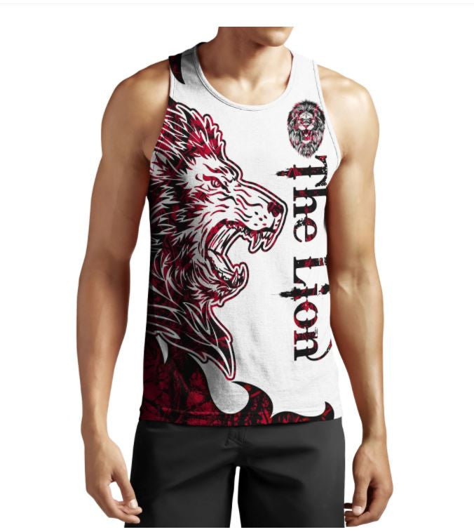 Red Lion Tattoo 3D All Over Printed Shirts For Men And Women 10