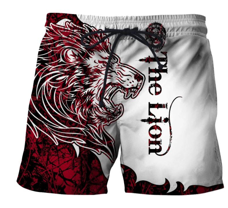 Red Lion Tattoo 3D All Over Printed Shirts For Men And Women 10