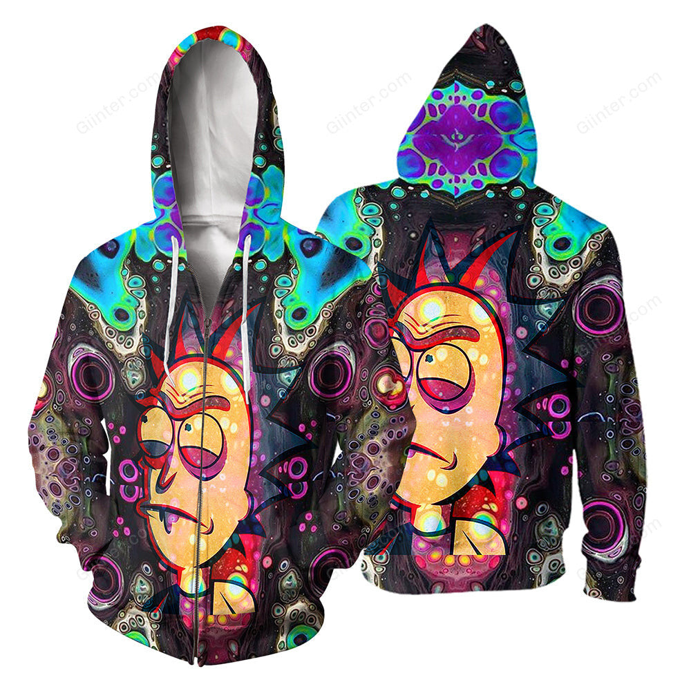 rick and morty hoodie