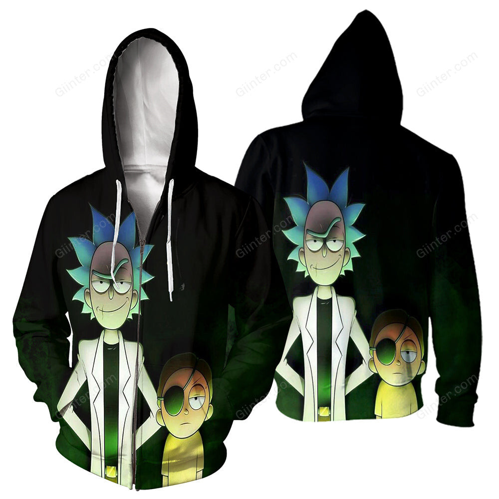 rick and morty hoodie