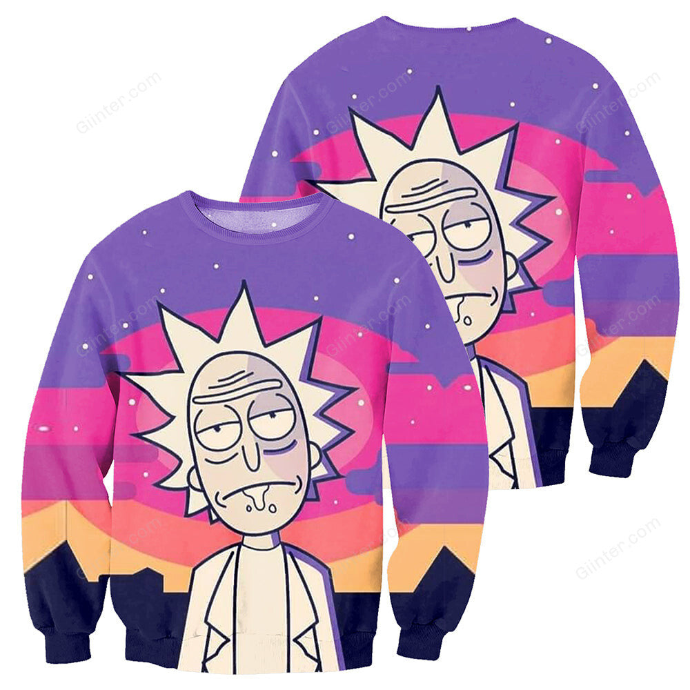 Rick And Morty 3D All Over Printed Shirts For Men & Women 02