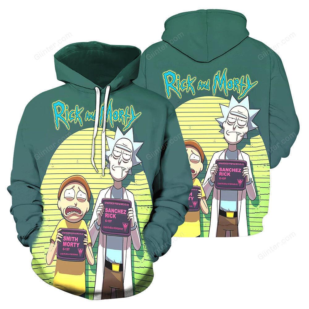 Rick And Morty All Over Printed Shirts For Men & Women 09