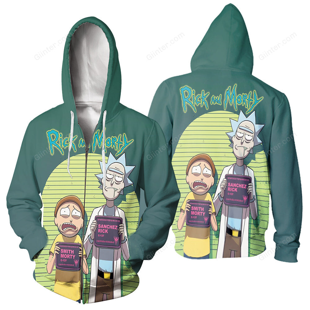 rick and morty hoodie