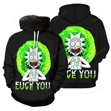 rick and morty hoodie