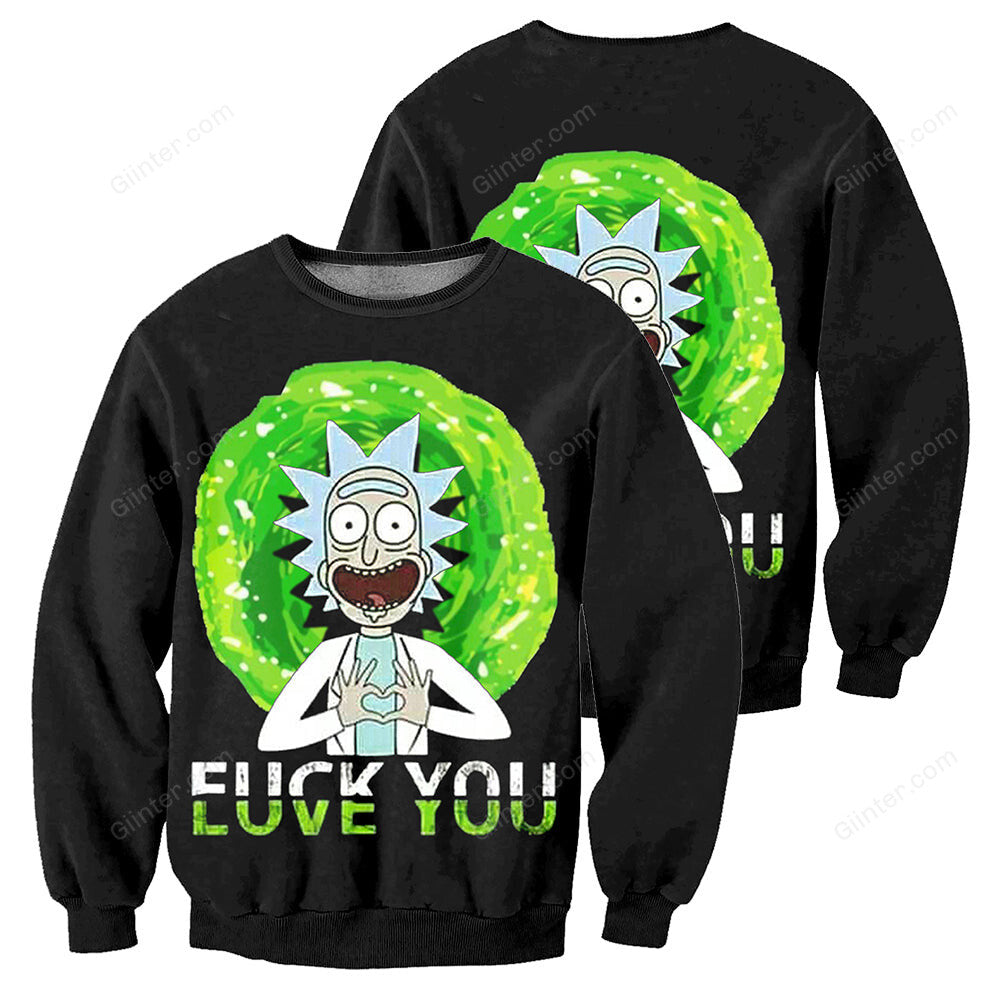 Rick And Morty All Over Printed Shirts For Men & Women 10