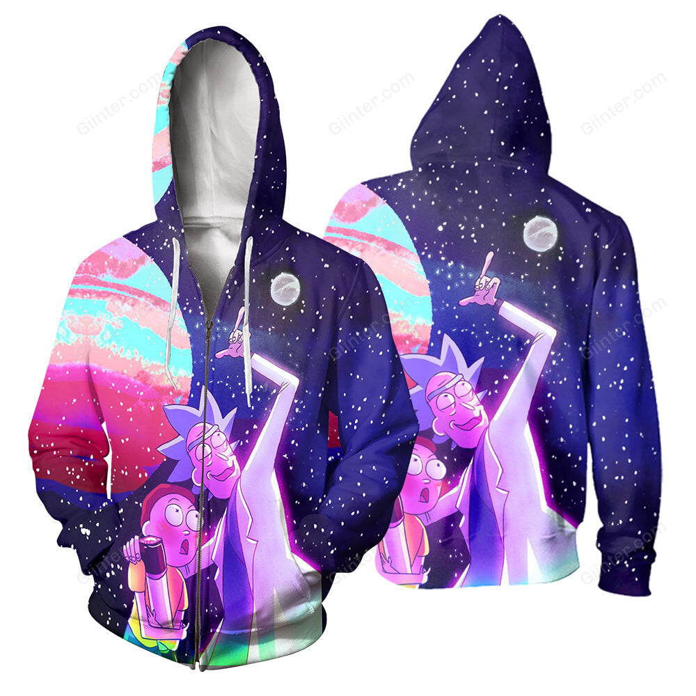 Rick And Morty All Over Printed Shirts For Men & Women 11