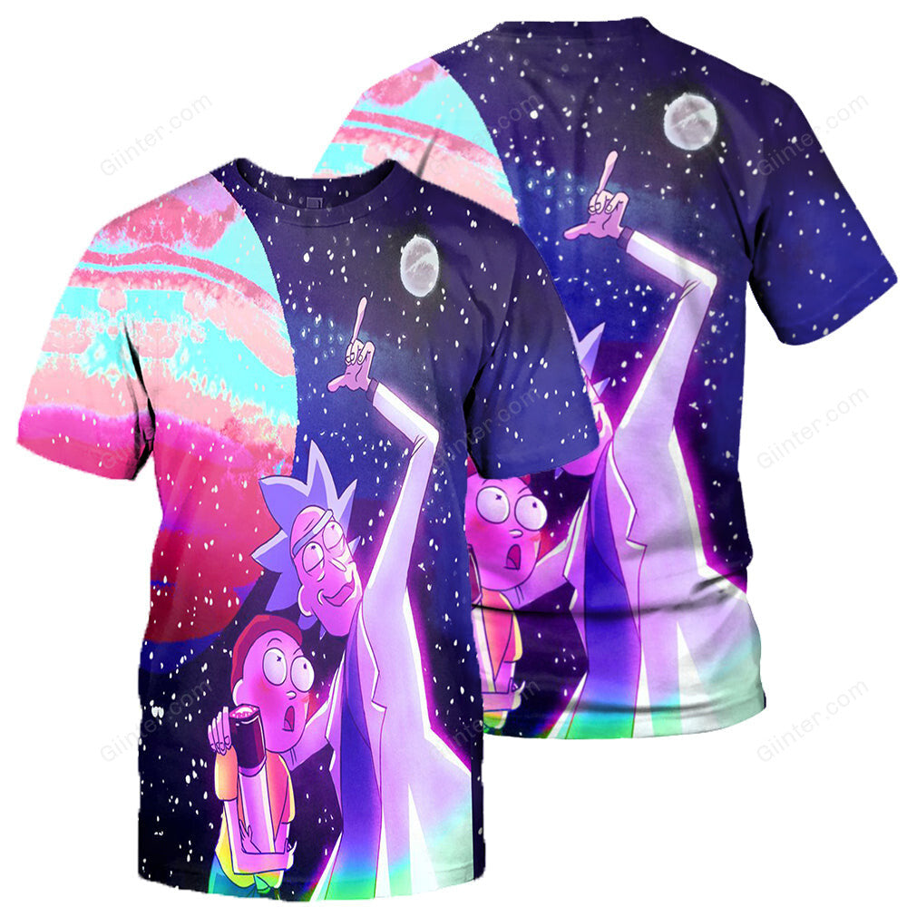 Rick And Morty All Over Printed Shirts For Men & Women 11