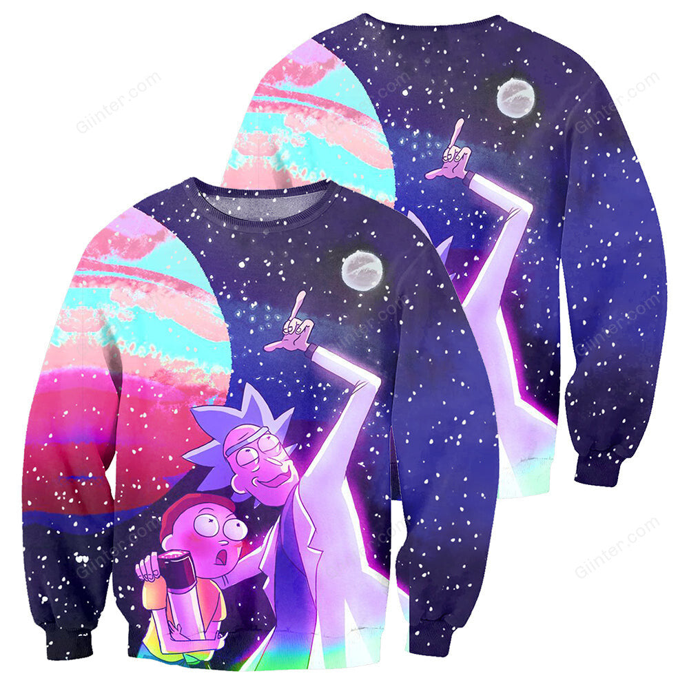 Rick And Morty All Over Printed Shirts For Men & Women 11