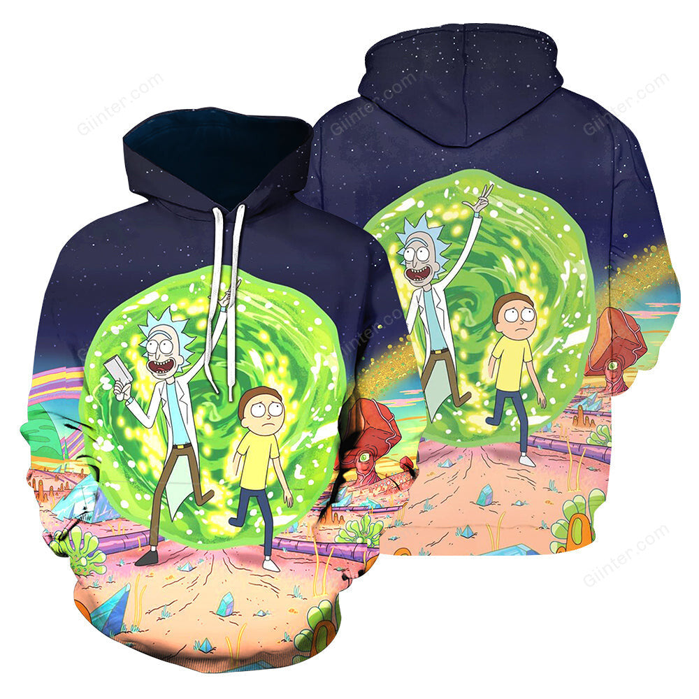 Rick And Morty All Over Printed Shirts For Men & Women 12