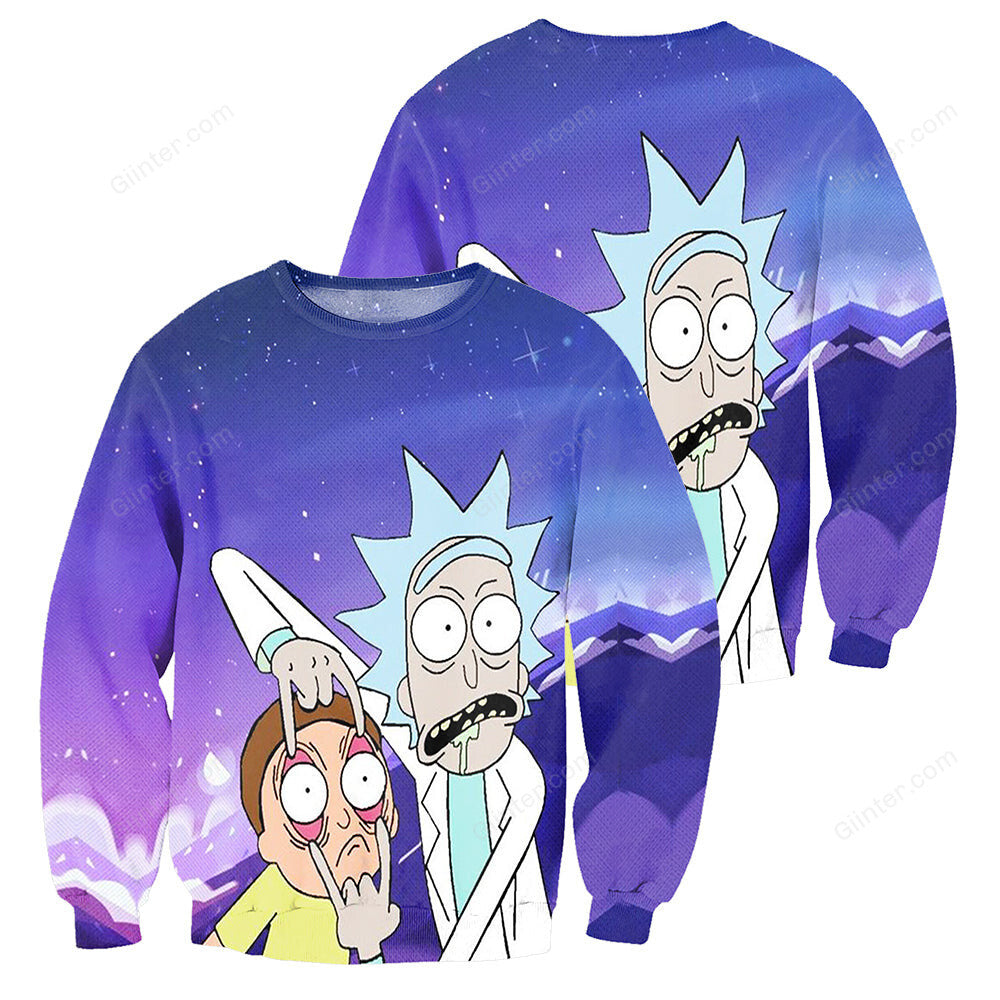 Rick And Morty All Over Printed Shirts For Men & Women 13