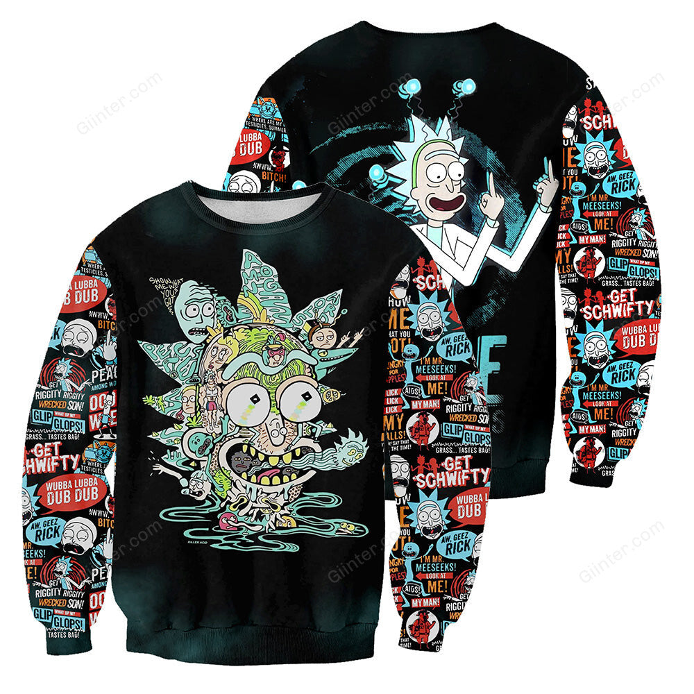 Rick And Morty All Over Printed Shirts For Men & Women 19