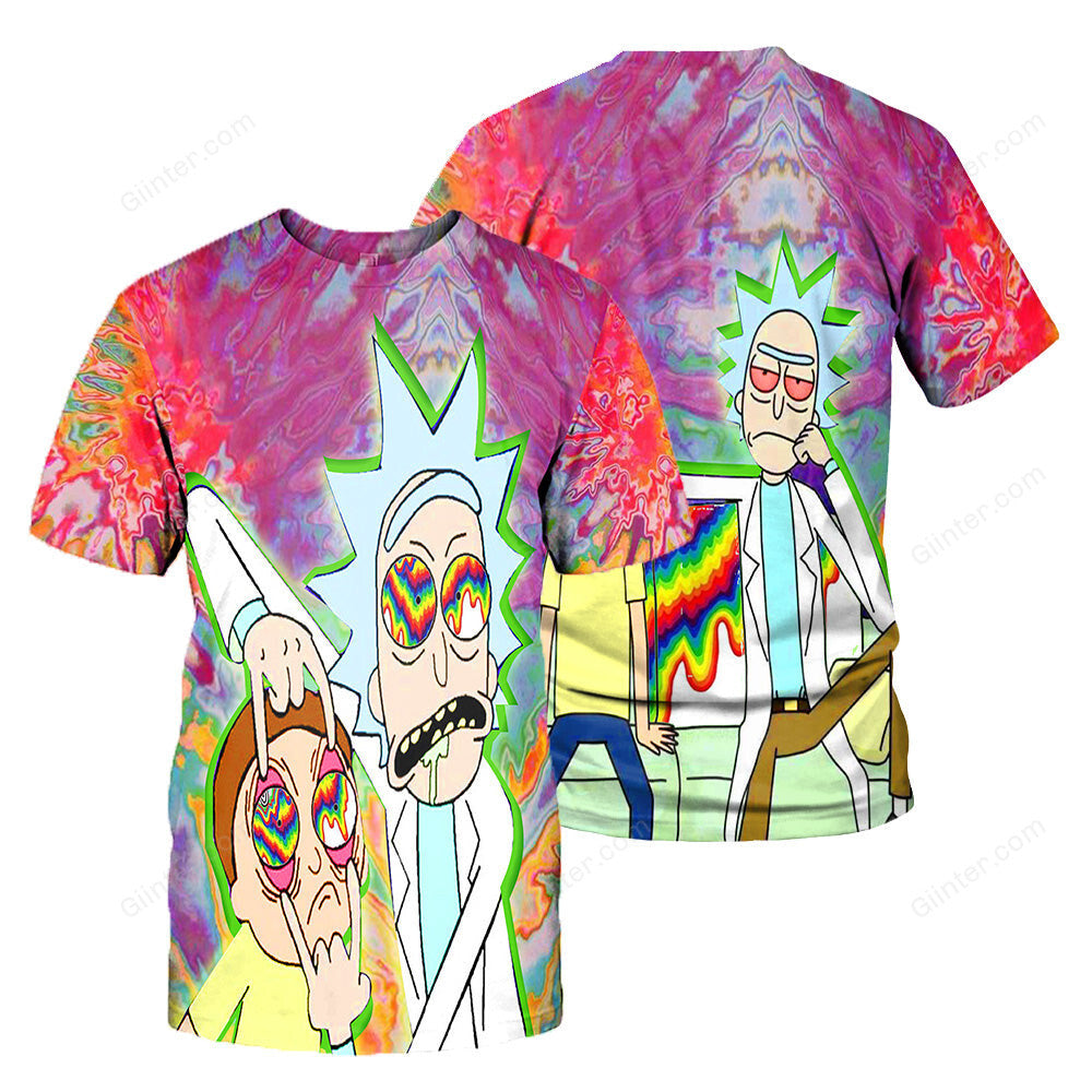 Rick And Morty All Over Printed Shirts For Men & Women 20