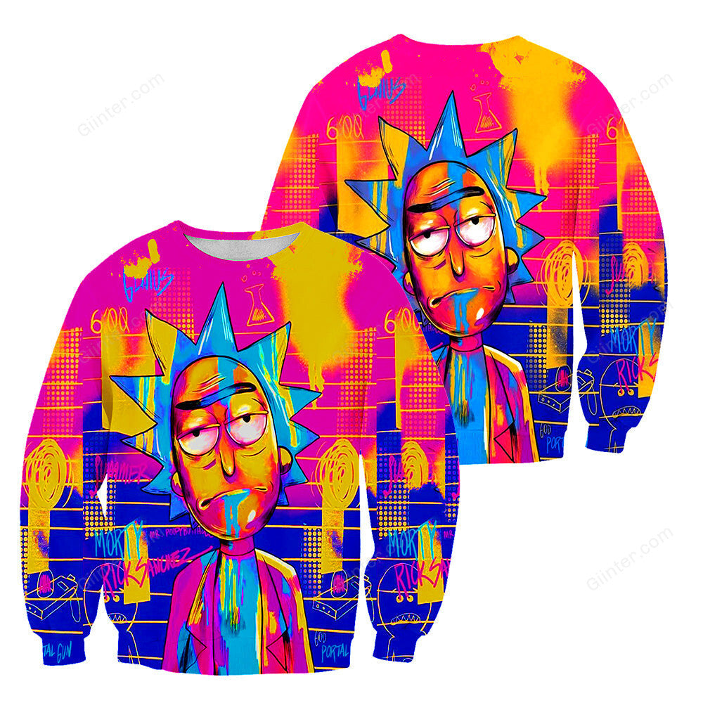 Rick And Morty All Over Printed Shirts For Men & Women 21