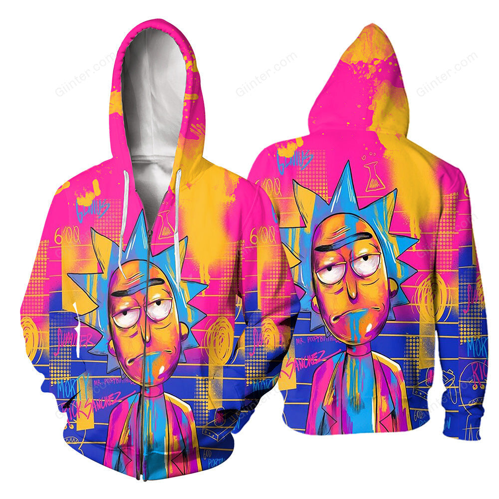 Rick And Morty All Over Printed Shirts For Men & Women 21