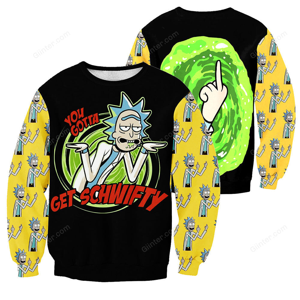 Rick And Morty All Over Printed Shirts For Men & Women 27