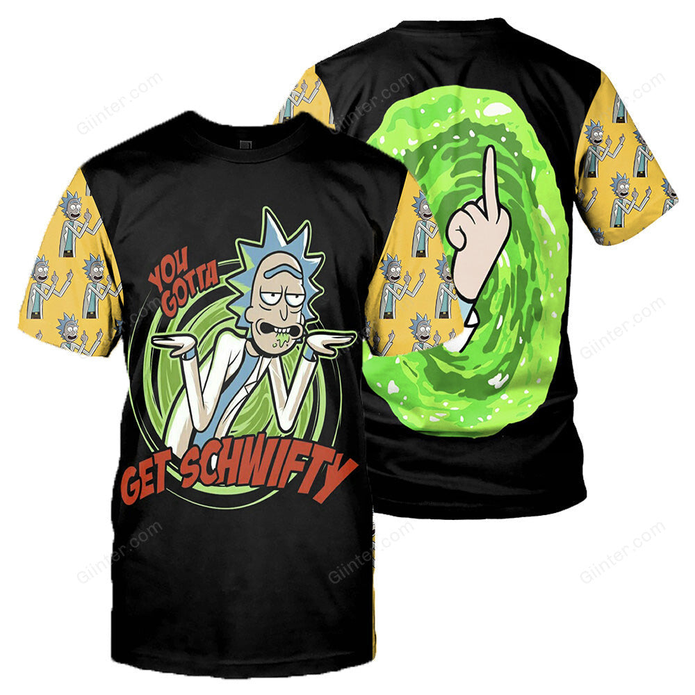 Rick And Morty All Over Printed Shirts For Men & Women 27