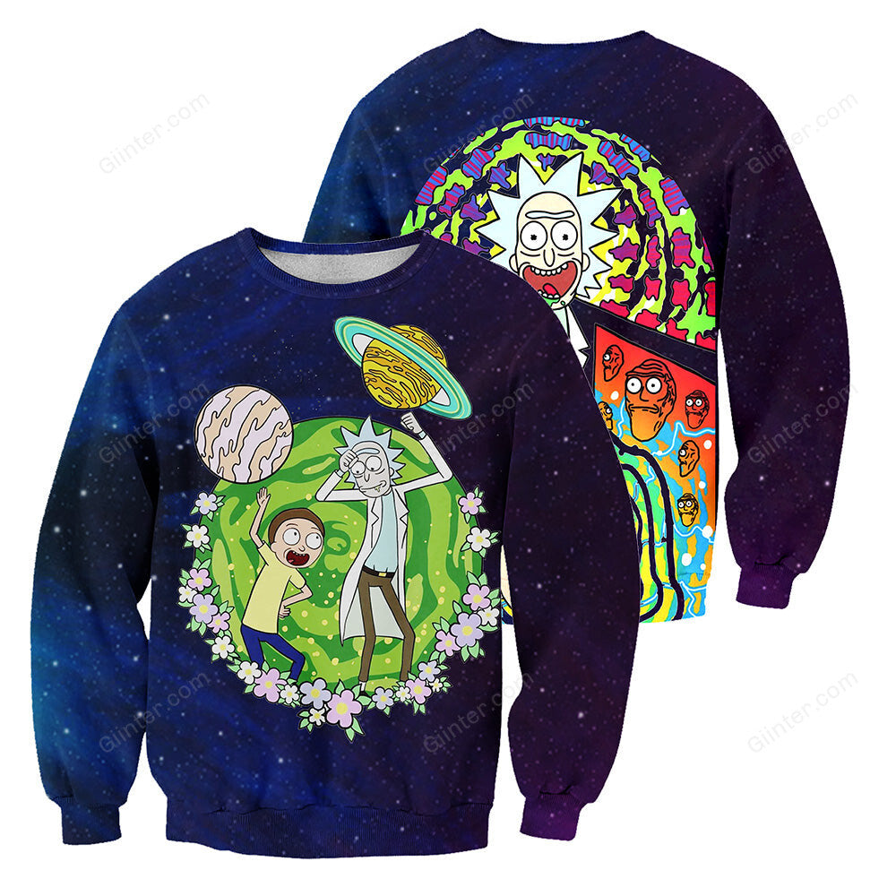 Rick And Morty All Over Printed Shirts For Men & Women 28