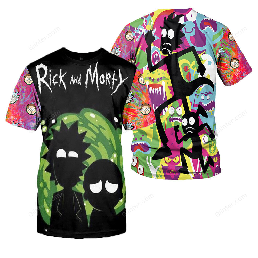Rick And Morty All Over Printed Shirts For Men & Women 30
