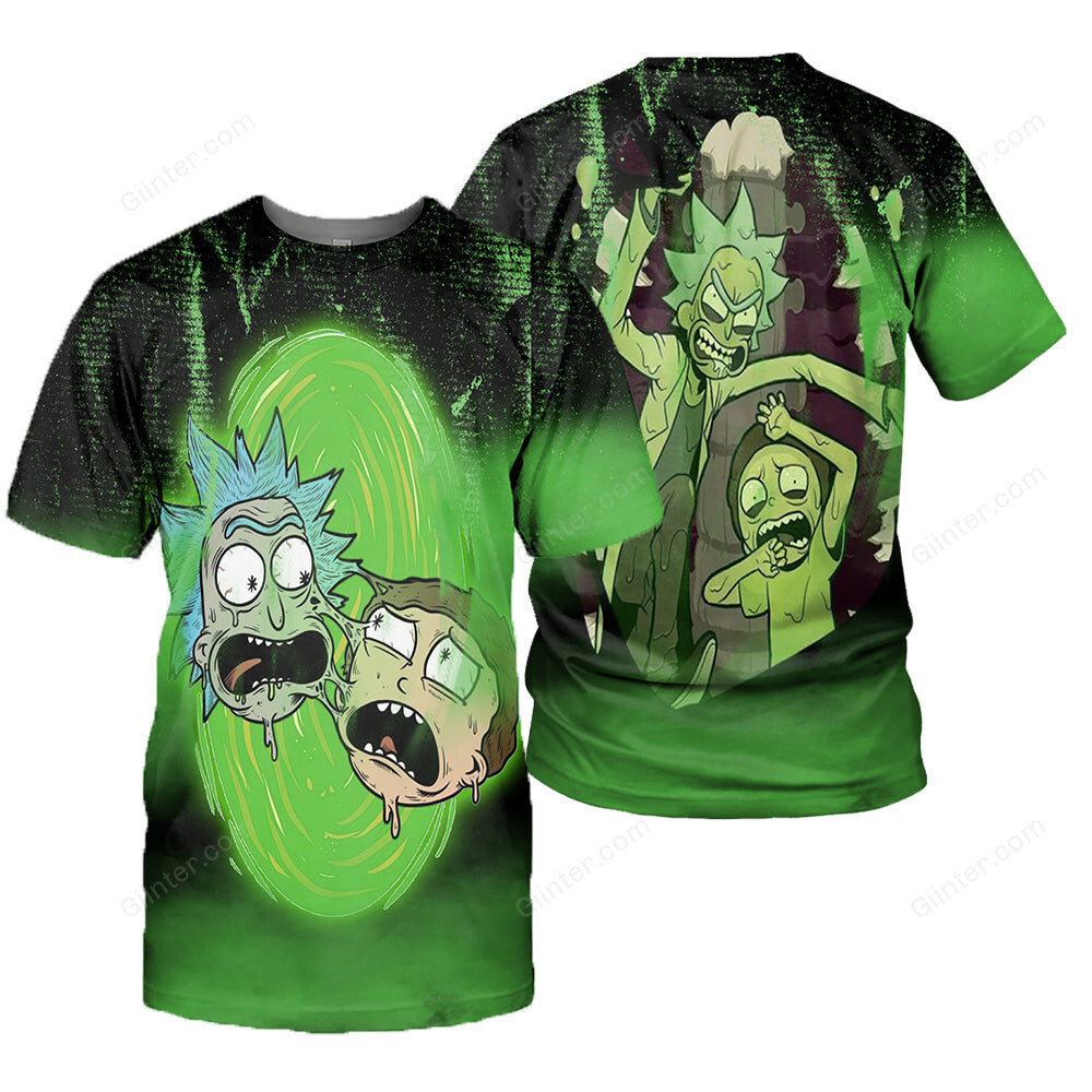 Rick And Morty All Over Printed Shirts For Men & Women 31