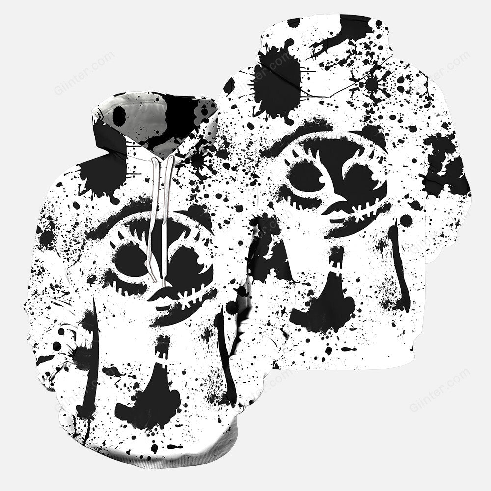 Sally 3D Print Painted Hoodies