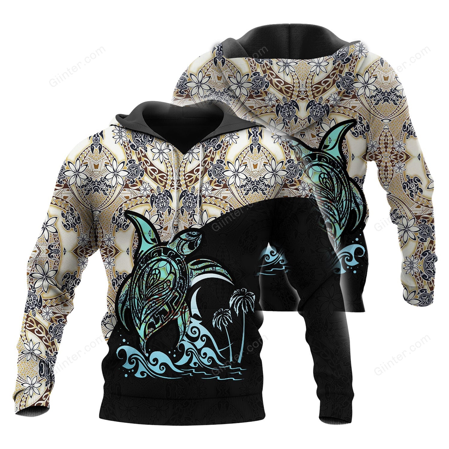 Sea Turtle 3D All Over Printed Shirts For Men And Women 10