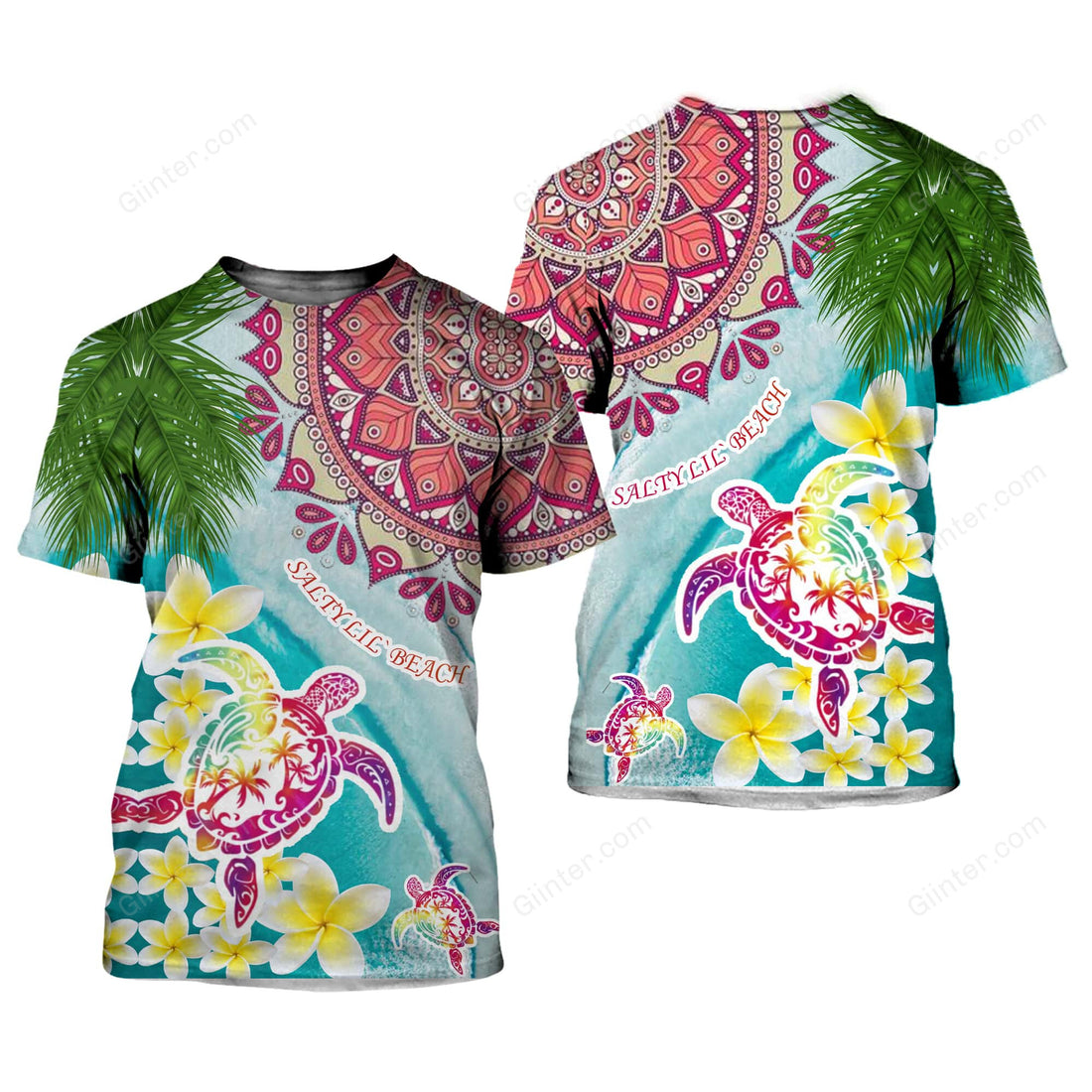 Sea Turtle 3D All Over Printed Shirts For Men And Women 43