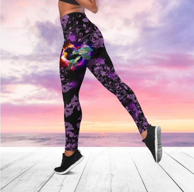 Sea turtle leggings