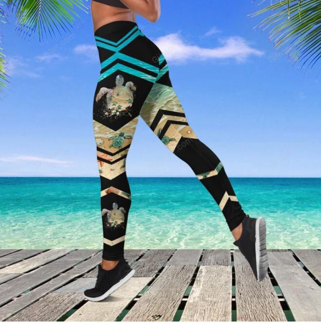 Sea turtle leggings