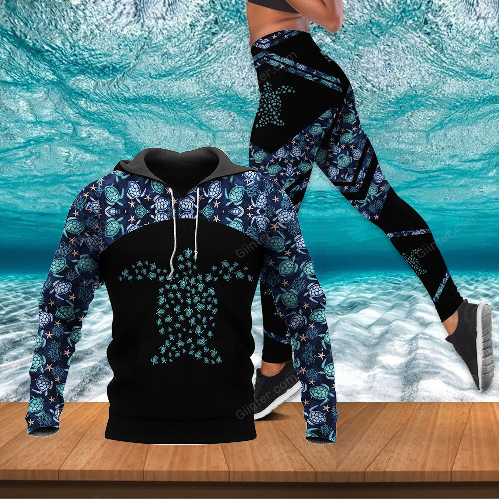 Sea Turtle Combo Hoodie & Legging 58