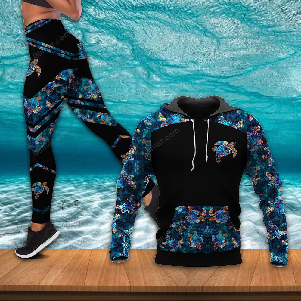 Sea Turtle Combo Hoodie & Legging 62