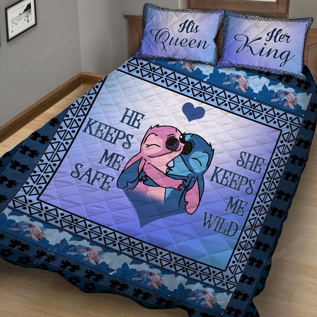 stitch bedding set