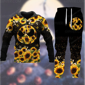 Sunflower Jack Skellington Combo Hoodie & Sweatpants GINNBC93284