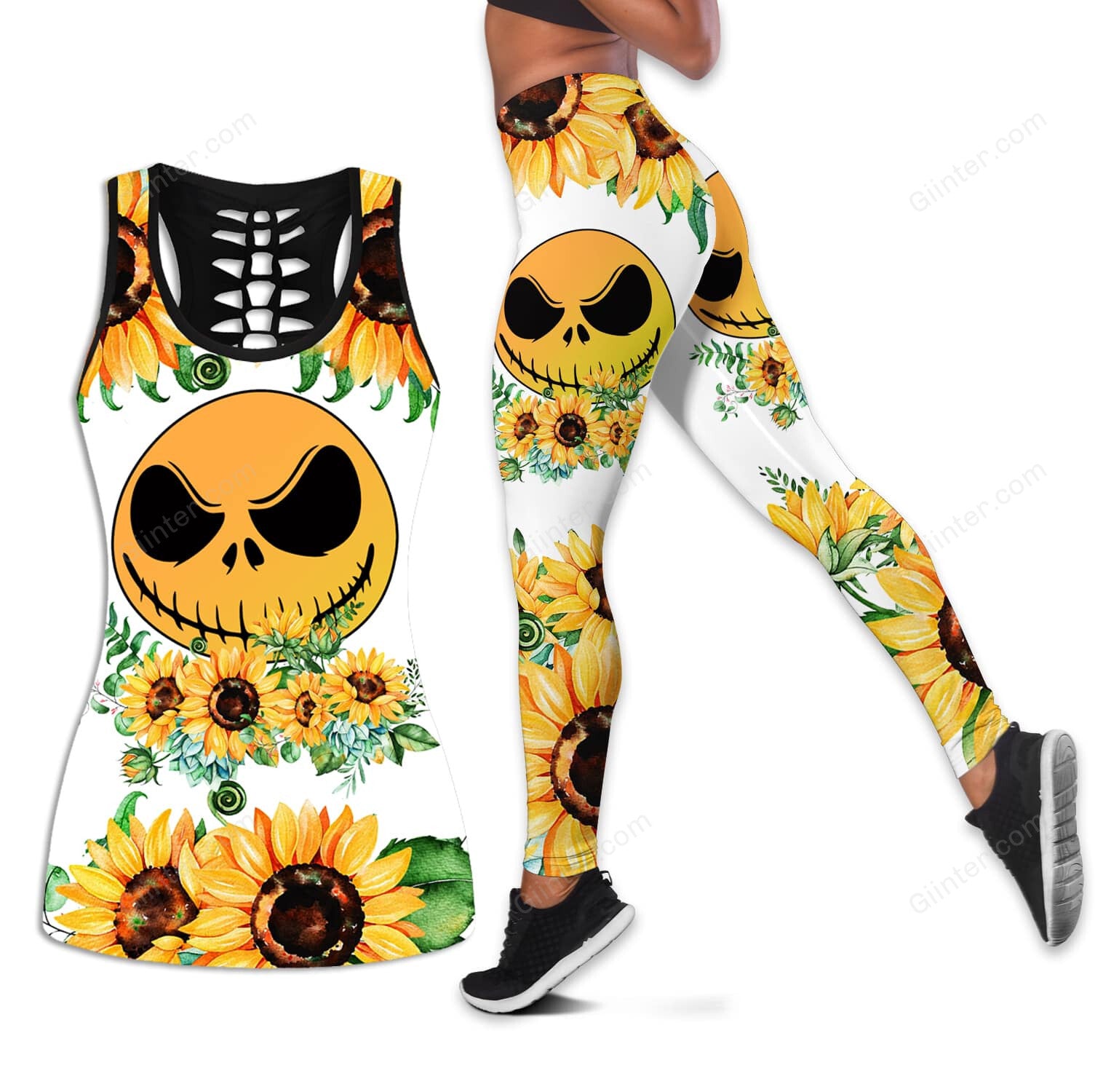 jack skellington tank top legging