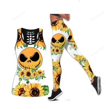Sunflower Jack Skellington Women Tank Top & Legging GINNBC87724