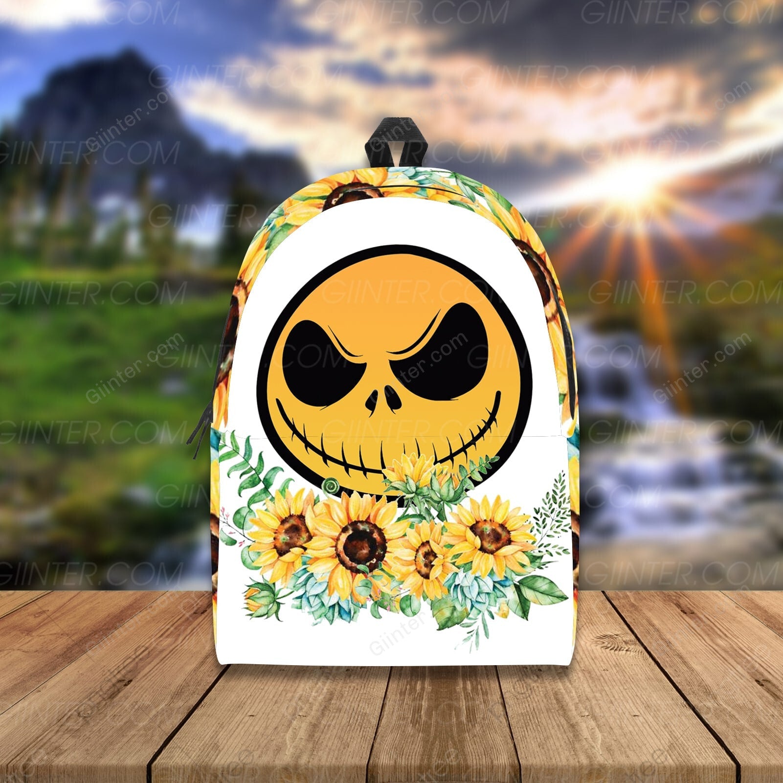 Sunflowers Jack Skellington Backpack GINNBC87724