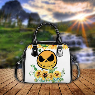 Sunflowers Jack Skellington Women 3D Shoulder Bags GINNBC87724