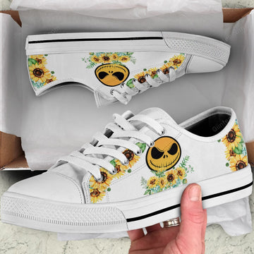 Sunflowers JS Women Low Top Canvas Shoes GINNBC87720